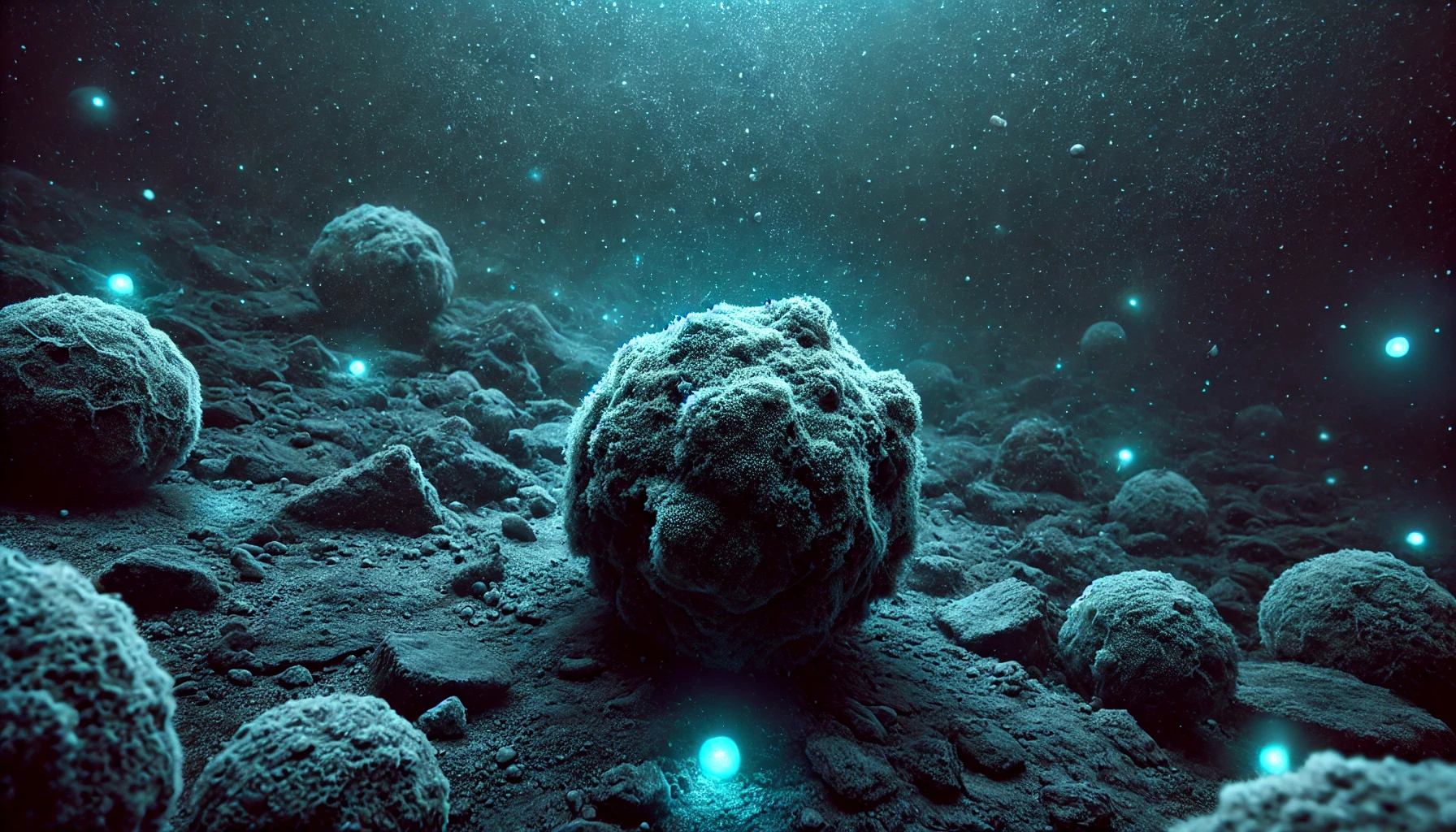 Noduli metallici producono ossigeno in fondo agli oceani